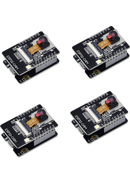 4'lü Paket ESP32-CAM Wifi Bluetooth Kartı ESP32-CAM-MB Mikro Usb'den Seri Bağlantı Noktasına CH340G, OV2640 2mp Kamera Modülü ile (Yurt Dışından)