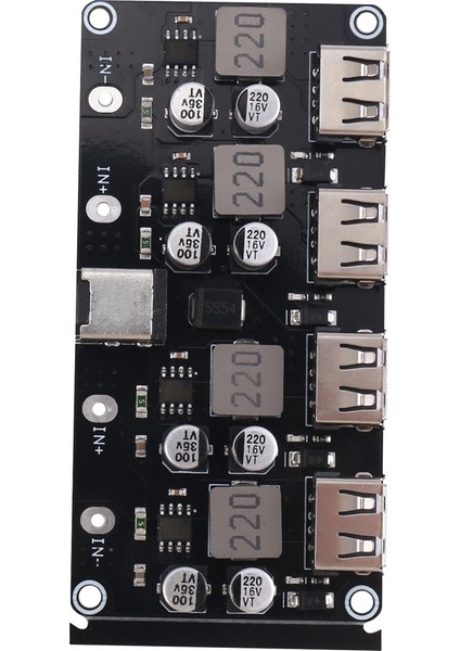 4 Yollu Hızlı Şarj Modülü Tek USB Cep Telefonu Şarj Kartı 12V24V Qc3.0 Hızlı Şarj Desteği Cep Telefonu (Yurt Dışından)