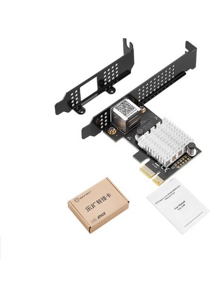 2.5g Tek Bağlantı Noktalı Gigabit Lan Kartı Güç Bağlantı Noktası 2500M Masaüstü Sunucu Oyun Oyun Lan Kartı IO-PCE225- (Yurt Dışından) indirimleri
