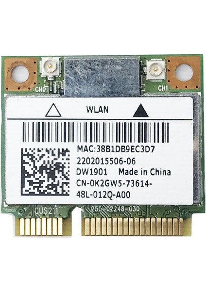 Çift Bantlı 300MBPS Wifi AR5B22 Kablosuz 802.11A/B/G Pcı-E Wlan 2.4g/5ghz 4.0 Wi-Fi Kablosuz Ağ Kartı Bluetooth4.0 (Yurt Dışından)