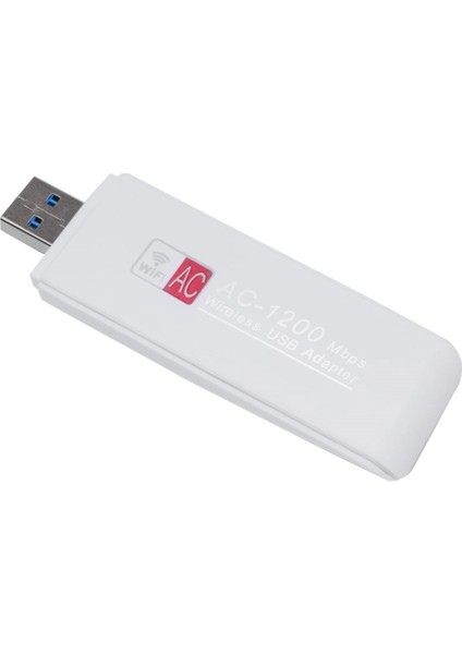 AC1200M Wifi Adaptörü Çift Bant 2.4g/5.8g USB Kablosuz Adaptör Kablosuz Dongle Ağ Kartı MT7612UN USB Wifi Adaptörü (Yurt Dışından)