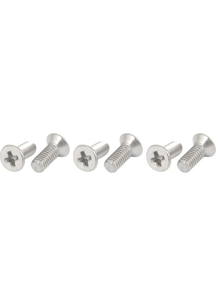 Srıwen M3 x 6mm Phillips Düz Başlı Havşa Cıvata Makine Vidaları 100 Adet (Yurt Dışından)