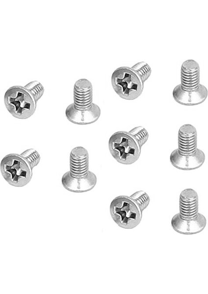 Srıwen M3 x 6mm Phillips Düz Başlı Havşa Cıvata Makine Vidaları 100 Adet (Yurt Dışından)
