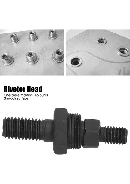 Flyeer 1 Manuel Perçin Somunu Kafa Pürüzsüz Montaj Profesyonel Somun Perçinleme Aracı Siyah M10 (Yurt Dışından) indirimleri