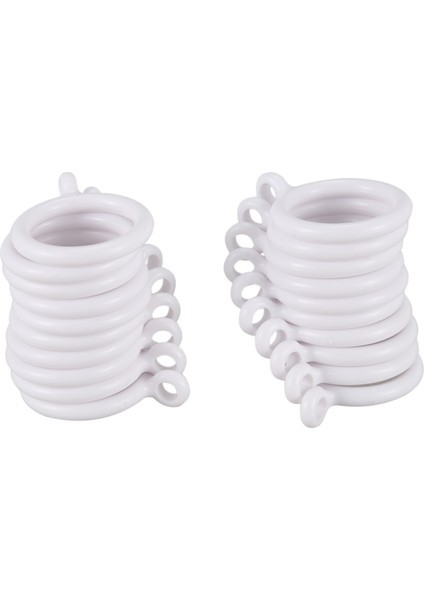 Quanbu 20X Beyaz 25MM Iç Plastik Perde Halkaları (Yurt Dışından) modelleri