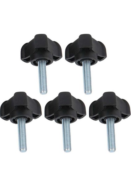 Adet Ayarlanabilir Topuz Cıvata Plastik Üçgen Ark Kolu Vida El Bükülmüş Kilitleme M6 25MM (Yurt Dışından)