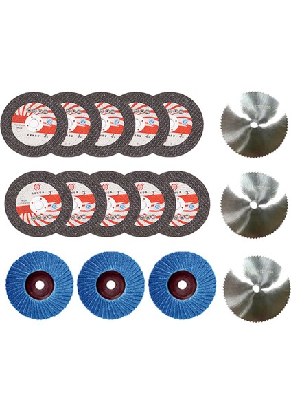 12V Mini Açılı Taşlama Için 16 Adet 75X10MM Açılı Taşlama Çarkı Seti (Yurt Dışından)