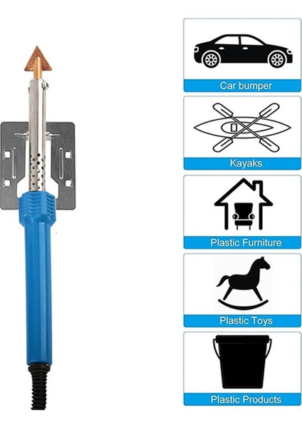 Plastik Kaynakçı Kiti 80 W Araba Kaynak Tamir Kiti Tampon Kayık Tamir Lehim Rework Istasyonu Isı Tamir Aracı Abd Plug (Yurt Dışından)