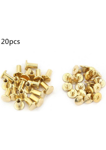 Vida Seti M5 Düz Kafa Kitap Albümü Perçinler Dıy El Sanatları Perçin 20 Adet (Yurt Dışından) indirimleri