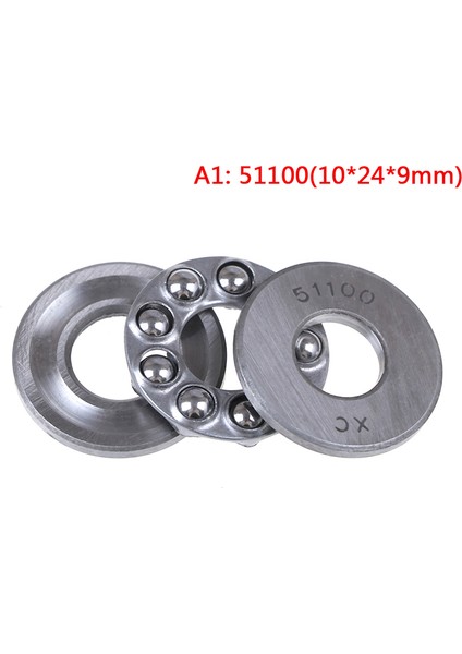 Eksenel Bilyalı Rulmanlar 3 Parçalı 51100 Serisi 51100 Ila 51106 (Yurt Dışından)