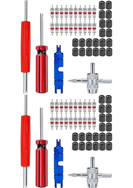 Namuny 88 Parçalı Valf Gövdesi Sökme Aleti, Valf Çekirdeği, 4 Yollu Valf Aracı, Valf Çekirdeği Sökme Aleti, Valf Sapı Kapağı (Yurt Dışından)