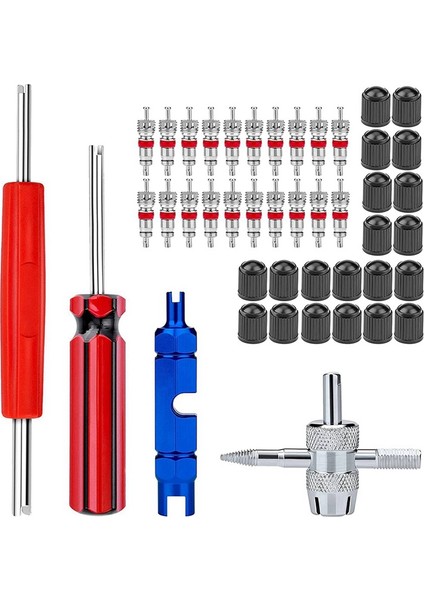 Namuny 88 Parçalı Valf Gövdesi Sökme Aleti, Valf Çekirdeği, 4 Yollu Valf Aracı, Valf Çekirdeği Sökme Aleti, Valf Sapı Kapağı (Yurt Dışından)