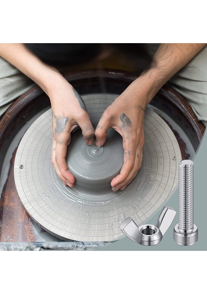 Gençler Için Çömlek Çarkı-10 Set x Çömlekçilik Yarasa Iğnesi Setleri-Gümüş (Yurt Dışından) indirimleri