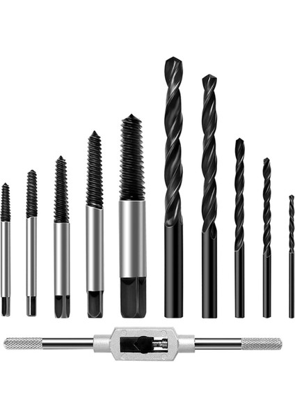 Hasarlıları Çıkarmak Için 11 Adet Vida Çıkarıcı, Kırık Vidaları Veya Bağlantı Elemanlarını Çıkarmak Için Matkaplar, Mobilya ve Yenileme Araçları (Yurt Dışından)