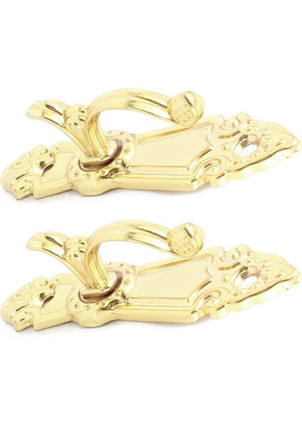 Vidalı Bağlantı Perde Püskül Kravat Geri Tieback Duvar Kancaları 2pcs Altın Sesi (Yurt Dışından) fiyatları