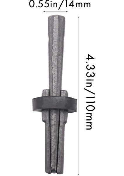Takım Taş Ayırıcı 9/16IN Metal Fiş Takozlar ve Tüyler Şimler Beton Kaya Ayırıcılar El Aleti (Yurt Dışından)