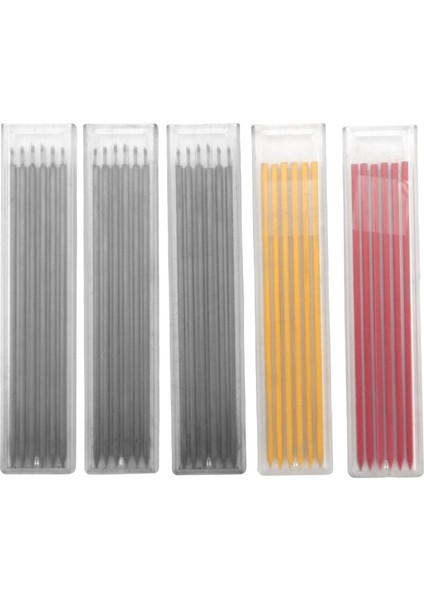 Mekanik Kurşun Kalemler-2 x Ahşap Işleme Kalemleri (2 Mavi-Yedek Dahil) 5 Kutu x Yedek (18 Siyah/6 Sarı/6 Kırmızı)-Fotoğraf Rengi (Yurt Dışından) fiyatları