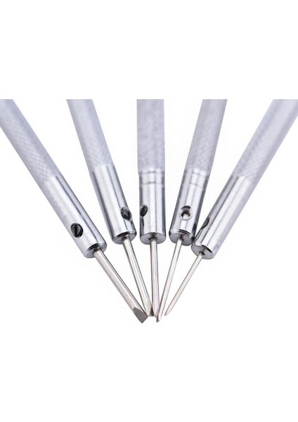 Saat Pedi ve 5 Adet Hassas Tornavida Seti Gözlük Takı Saat Onarım Aracı 5 Bıçaklı (Yurt Dışından) modelleri