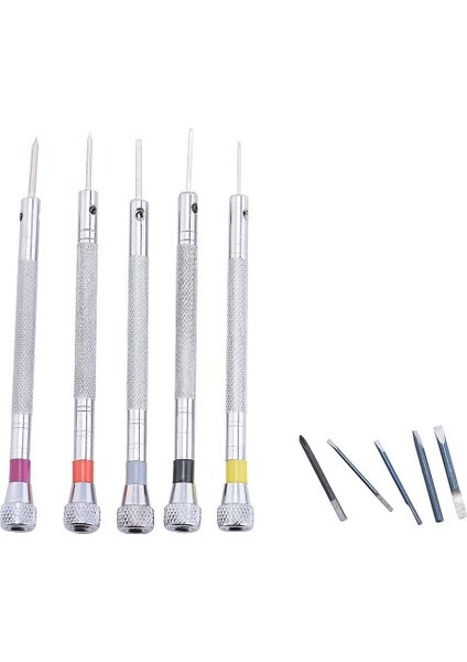 Saat Pedi ve 5 Adet Hassas Tornavida Seti Gözlük Takı Saat Onarım Aracı 5 Bıçaklı (Yurt Dışından) fırsatları