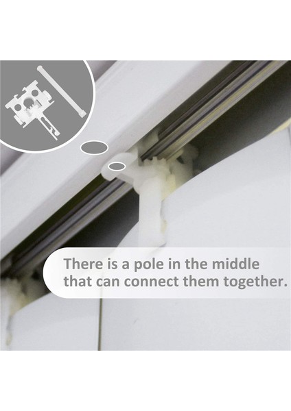 Dikey Perde Tamir Taşıyıcısı Köklü Dikey Panjur Tamir Takımı Beyaz Panjur Yedek Parçaları 40 Adet (Yurt Dışından) fiyatları