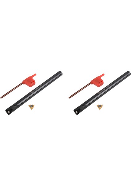 Adet SNR0010K11 Iç Takım Sıkıcı Tutucu + Anahtarı + 11IR A60 Torna Diş Açma Torna Aracı Için Karbür Uç (Yurt Dışından)