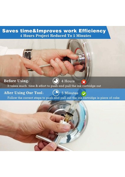 Bradoo-Moen Posı-Temp 1200, 1222, 1225 Için Kartuş Çektirme Aleti, Moen 104421 Için Kartuş Çektirme Aracı (Yurt Dışından) indirimleri