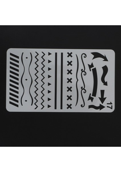 24 Parça Verimlilik Stencil Dergisi Stencil Plastik Planlayıcı Zaman Tasarrufu Planlayıcısı Oluşturma Için Dıy Çizim Şablonu (Yurt Dışından) indirimleri