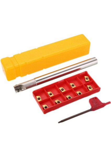 Bap 300R C16-16-150 Freze Takım Tutucu 12X130MM + 10 Adet APMT1135PDER Uçlar + Cnc Freze Makinesi Için Anahtar (Yurt Dışından)