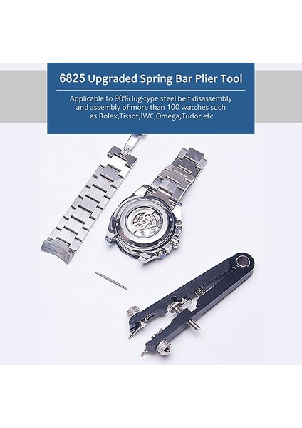 Saat Yay Çubuğu Pense Alet Seti, Kordonlu Saat Pensesi, Yay Çubuğu Cımbız Aracı, Saat Bahar Çubuğu Pimlerinin Çıkarılması Için (Yurt Dışından) indirimleri
