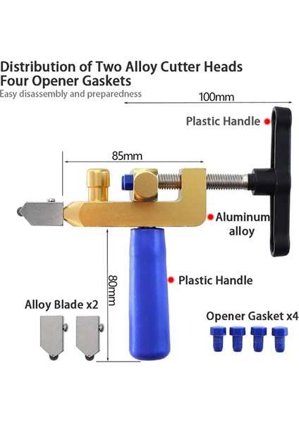 Seramik Karo Cam Kaplama Tek Parça Ter Taşınabilir Çok Fonksiyonlu Alet 2'si 1 Arada Çok Fonksiyonlu El Aleti (Yurt Dışından) indirimleri