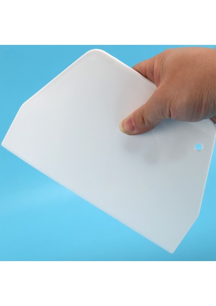 19 cm x 12.5cm Düz Beyaz Plastik Kek Dekoratörü Hamur Pasta Kazıyıcı Aracı (Yurt Dışından) indirimleri