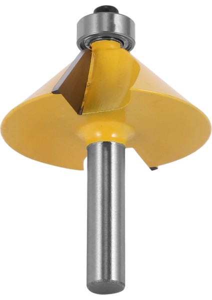 Adet 8mm Shank Büyük 45 Derece Pah ve Konik Kenar Yönlendirici Bit Ahşap Kesme Aleti Ağaç Işleme Freze Uçları (Yurt Dışından) modelleri