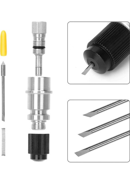 Le 5 Adet 30/45/60 Derece Vinil Kesici Plotter Bıçakları Graphtec CB09 Tungsten Çelik Freze Kesicisi Tutucu (Yurt Dışından)
