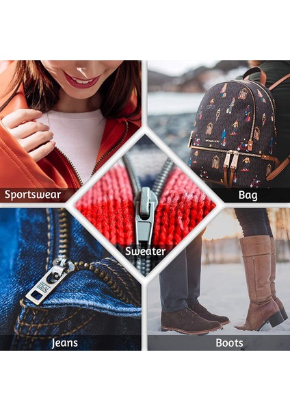 120 Parça Metal Fermuar Kafa Kaydırıcısı, Fermuar Stoper Onarım Aracı Seti (Yurt Dışından) indirimleri