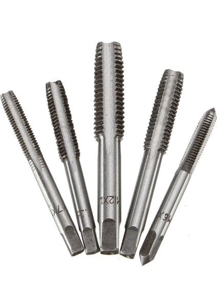 Rhs Online 12PCS Metrik Musluk Anahtarı ve Kalıp Pro Seti M6-M12 Somun Cıvata Alaşımlı Metal El Aletleri (Yurt Dışından)