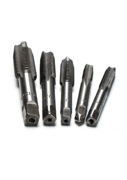 Rhs Online 12PCS Metrik Musluk Anahtarı ve Kalıp Pro Seti M6-M12 Somun Cıvata Alaşımlı Metal El Aletleri (Yurt Dışından)