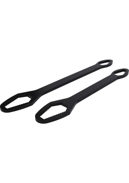 Evrensel Torx Anahtarı Çift Kafa Kendinden Sıkma Cırcır Anahtarı 8-22MM Ayarlanabilir Vida Somun Anahtarı Siyah (Yurt Dışından)