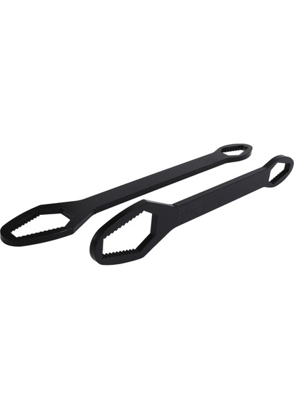 Evrensel Torx Anahtarı Çift Kafa Kendinden Sıkma Cırcır Anahtarı 8-22MM Ayarlanabilir Vida Somun Anahtarı Siyah (Yurt Dışından)