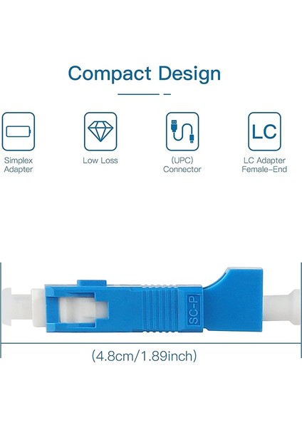 Paket Tek Modlu 9/125UM Sc/upc Erkek - Lc/upc Dişi Hibrid Optik Fiber Adaptör Konnektörü Optik Metre Için (Yurt Dışından) fırsatları