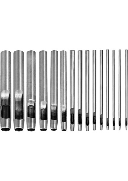 15 Adet Içi Boş Yumruk Deri Delik Delme Kesici 0.5MM-10MM Yuvarlak Yumruk Aracı Seti Deri El Sanatları Çalışma Kiti Deri, Izle (Yurt Dışından)