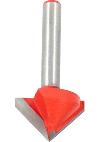 Cnc Gravür V Oluk Bit 3D Uçları Yönlendirici Oyma Kesici Aracı 90 Derece 6mm x 22MM (Yurt Dışından)