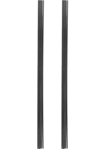 10 Adet 4mm Siyah Karbon Fiber Çubuklar Çubuk 500MM Uzun Kum Masası Rc Uçak Dıy (Yurt Dışından)