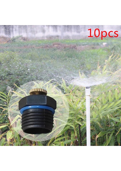 10 Adet/takım 1/2 Inç DN15 Iplik Bahçe Sprinkler Çim Sulama Yağmurlama Başlığı Mj (Yurt Dışından)