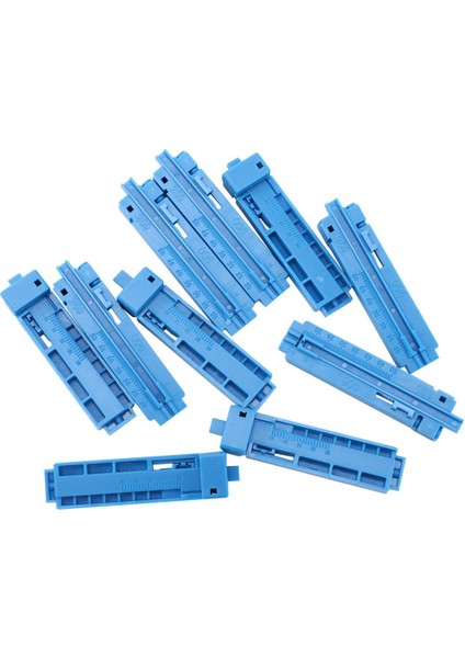 10 Adet 2 In 1 Ekonomik Sabit Uzunluk Kılavuz Rayı Fiber Optik Kablo Striptizci Fiber Optik Kesme Kılavuz Rayı Ftth Aracı (Yurt Dışından)