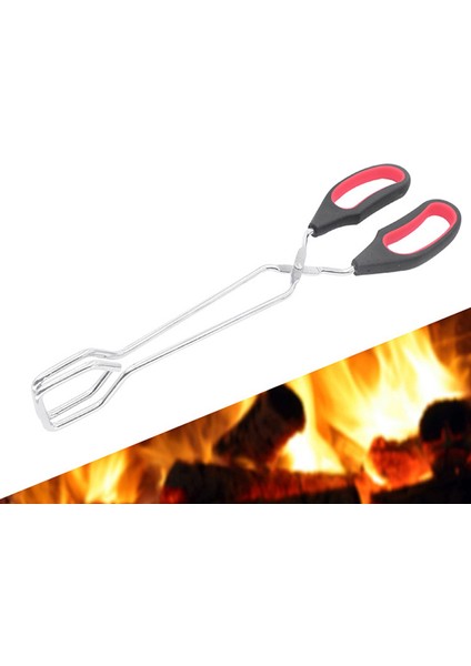 Barbekü Makas Maşası Izgara Yemek Maşası Uzun Saplı Makas Barbekü Ekmek Kızartma Klipsi Jessica (Yurt Dışından) modelleri