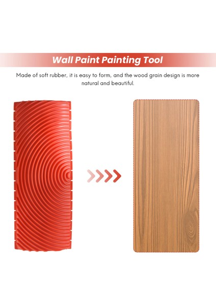 4pcs Ahşap Tahıl Alet Seti Ahşap Tahıl Duvar Boyası Duvar Dıy Için (Yurt Dışından) modelleri