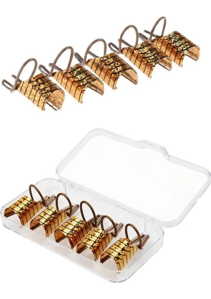 Protez Tırnak Uzatma Şablonu Yeniden Kullanılabilir Jel Tırnak Yapım Aparatı