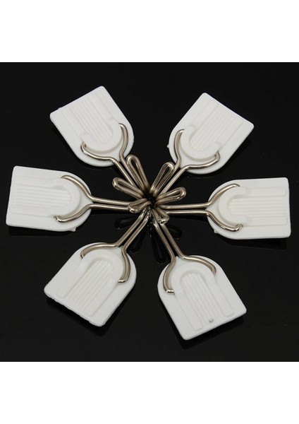 Stueck Tuerhaken Handtuchhalter Selbstklebend Klebehaken Weiss (Yurt Dışından)