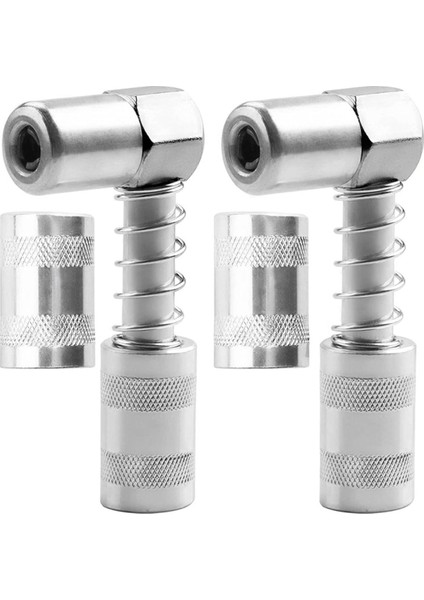 Kollu 4 Parça 90 Derece Gres Bağlayıcı Adaptörü, Kamyon Oto Veya Endüstriyel Kullanım Için 3 Çene Açılı Gres Montaj Aracı (Yurt Dışından)