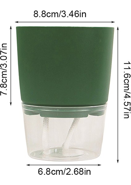 Adet Saksı Kendi Kendine Sulama Şeffaf Plastik Saksı Çift Katmanlı Su Depolama Otomatik Su Emme Saksı Saksı Jing (Yurt Dışından) fiyatları